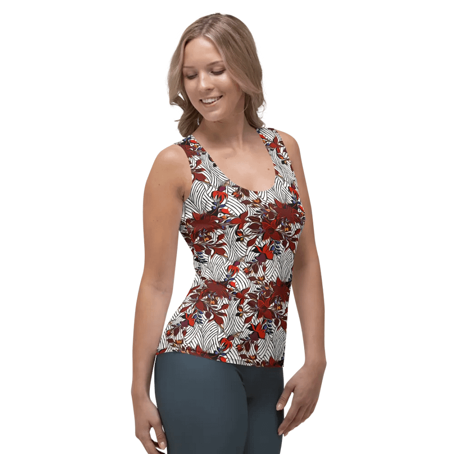Floral Stripes | Women's Tank Top product image (4)