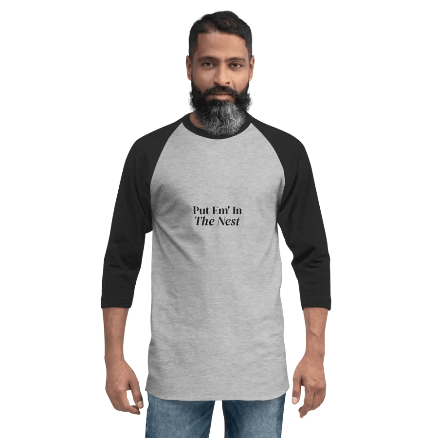 Put Em' In The Nest ¾ Sleeve Tee product image (6)