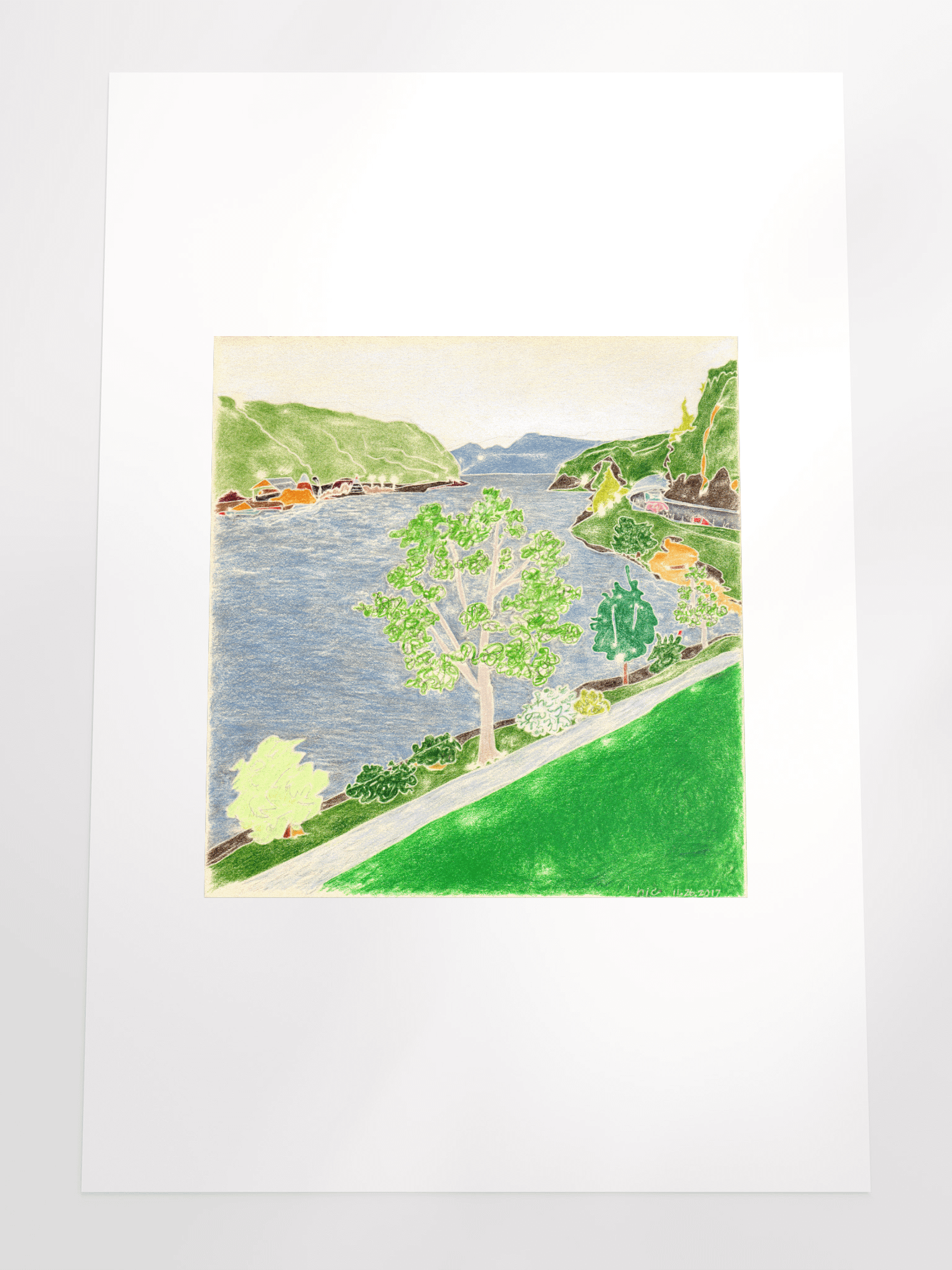 View 1 from the Hood River, Oregon Best Western 11.26.17 Print product image (5)