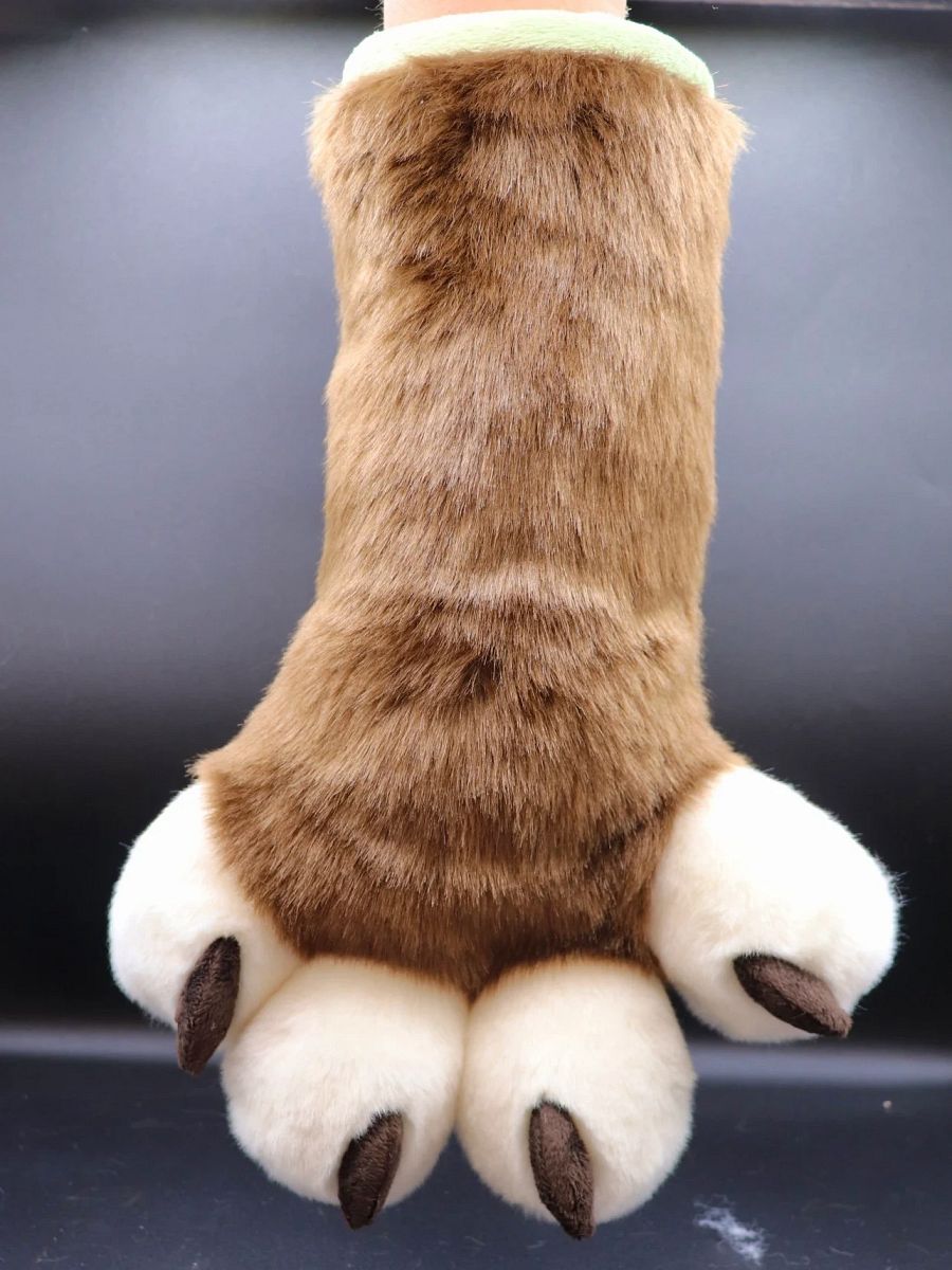 Four Finger Thumb Style Puffy Hand Paw Pattern [PDF DOWNLOAD] product image (6)