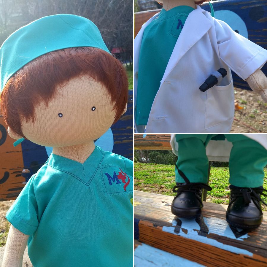Doctor/Nurse Doll Toy In Full Outfit With Accessories product image (2)