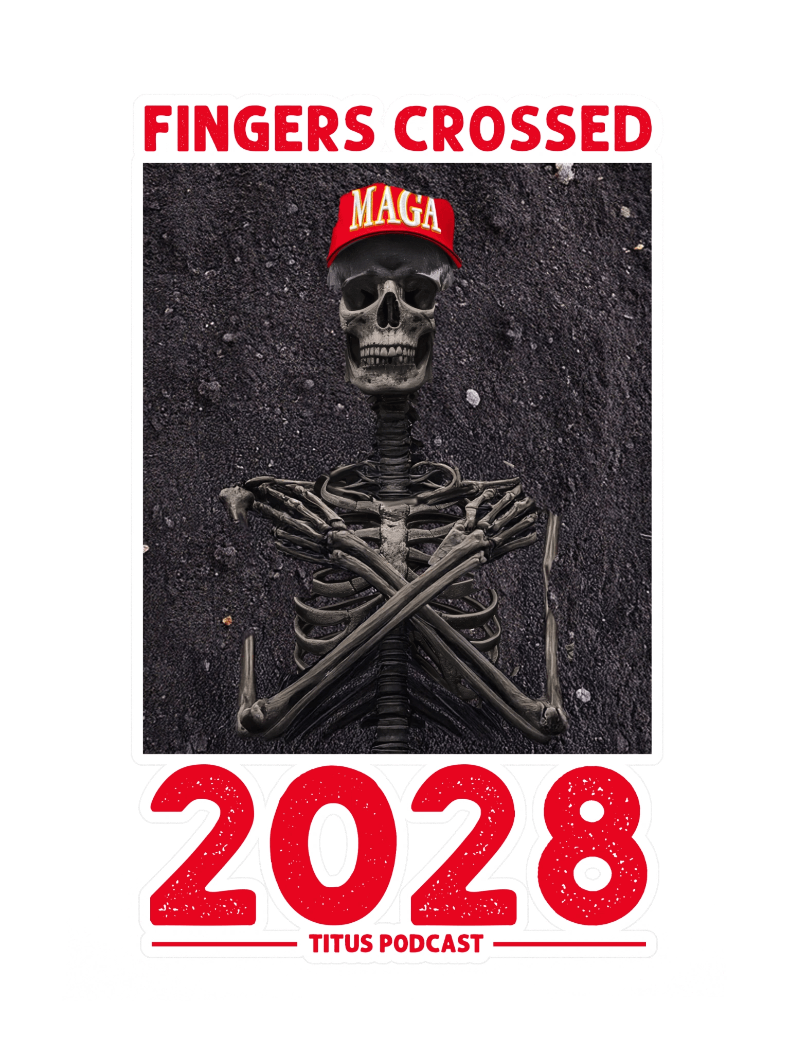 FINGERS CROSSED 2028 Sticker Sheet product image (3)