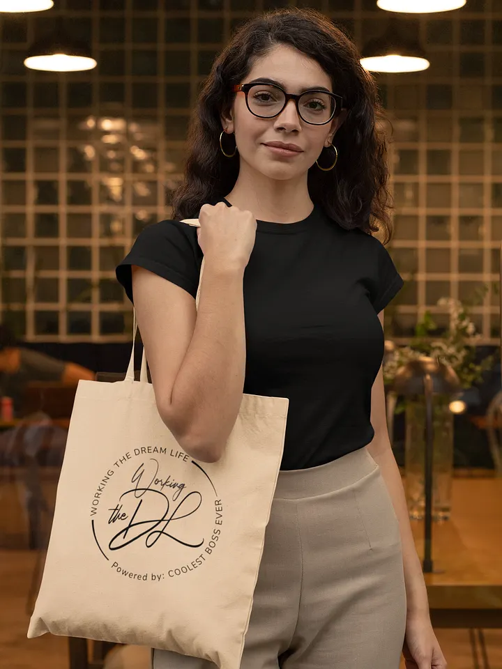 Cream Econscious Organic Cotton Tote Bag – Eco-Friendly Reusable Shopping & Everyday Carry Bag product image (2)