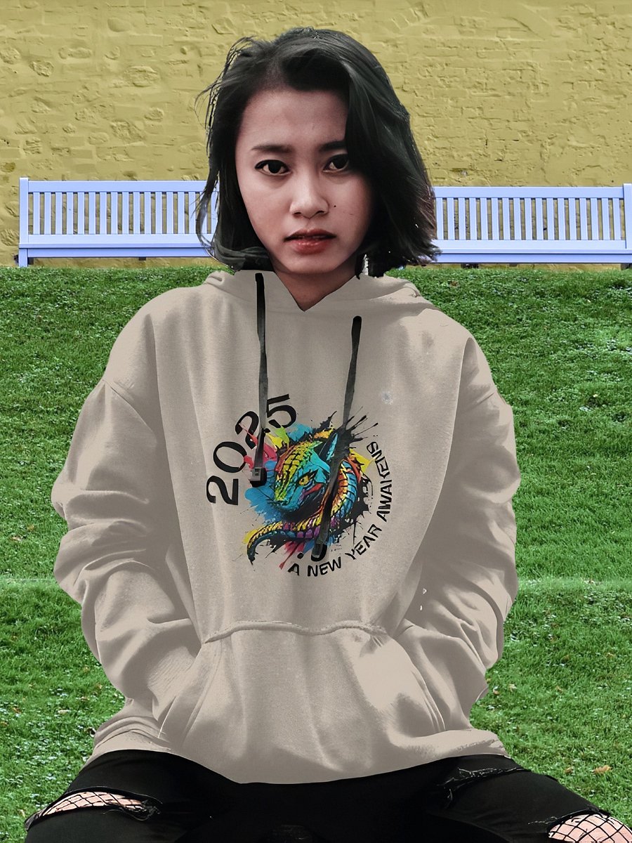 2025 A New Year Awakens - Dragon Unisex Eco-Hoodie product image (3)