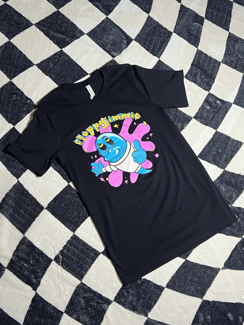 "Blue Guy in Space (Thumbs up!)" FIRST SHIRT EVER RELEASED !!! product image (1)