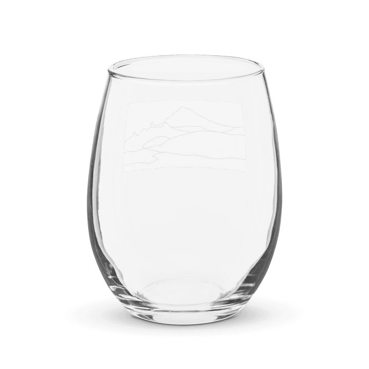 Gilbert Peak wine glass (plain sketch) product image (2)