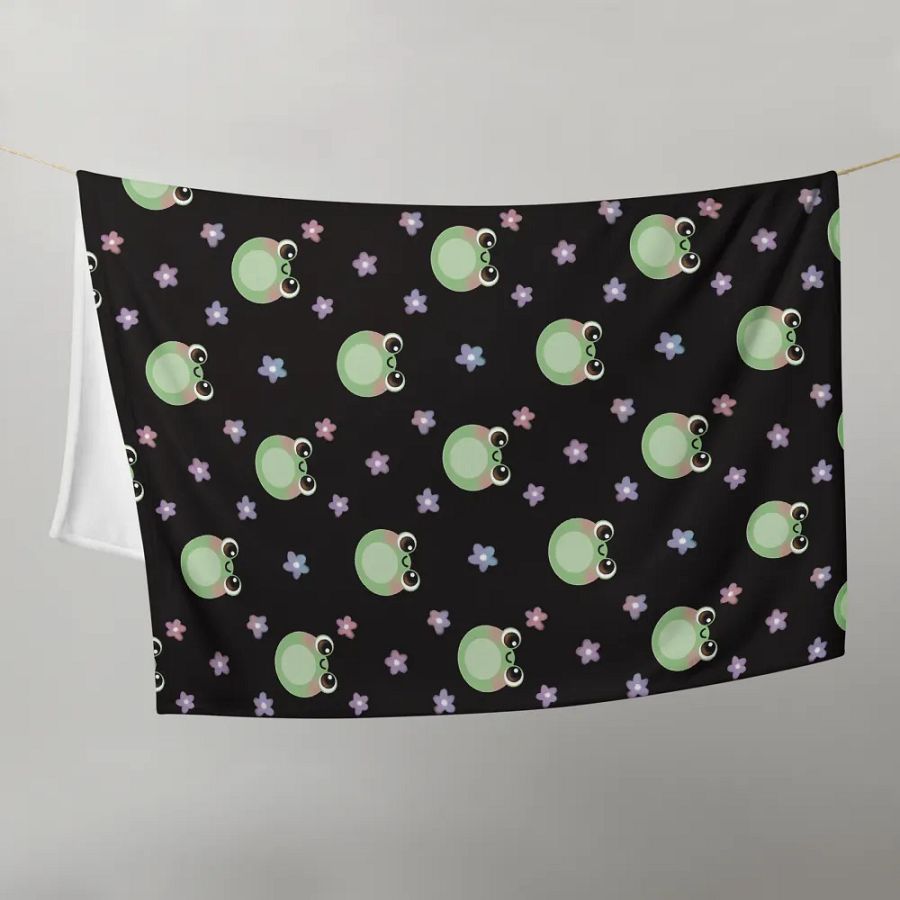 Froggy Throw Blanket product image (21)