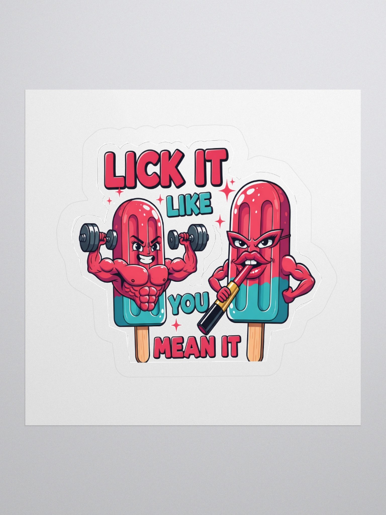 Muscle and Mustache Madness Stickers product image (1)