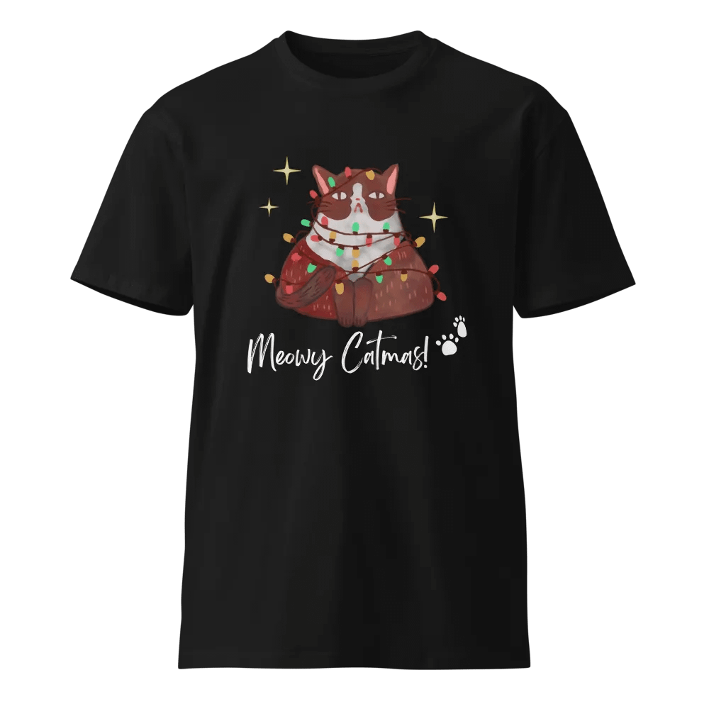 Grumpy Cat Christmas Lights T-Shirt product image (1)