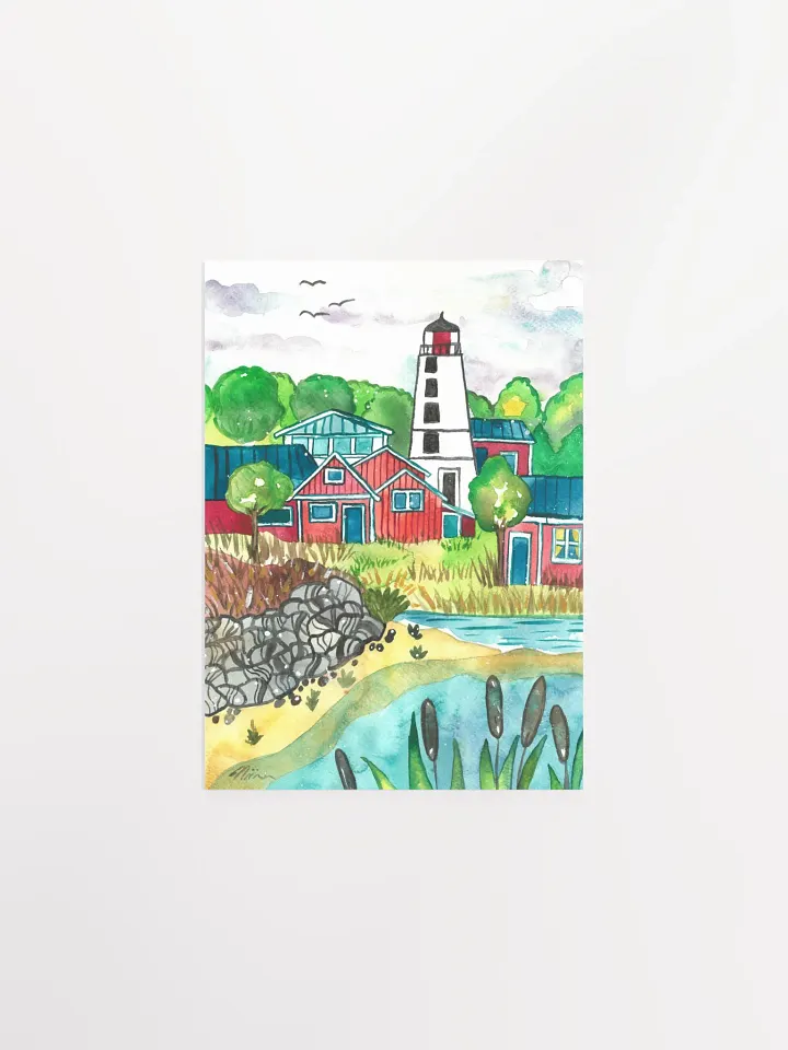 Fishing Village Art Print product image (1)