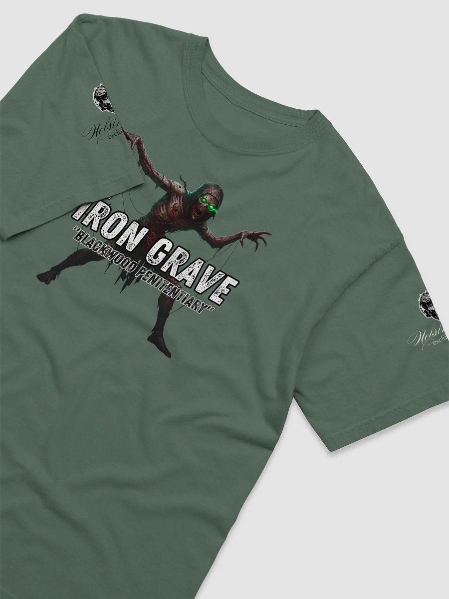 The Iron Grave - Blackwood Penitentiary - The Puppeteer v1 - White Logo T-Shirt product image (42)