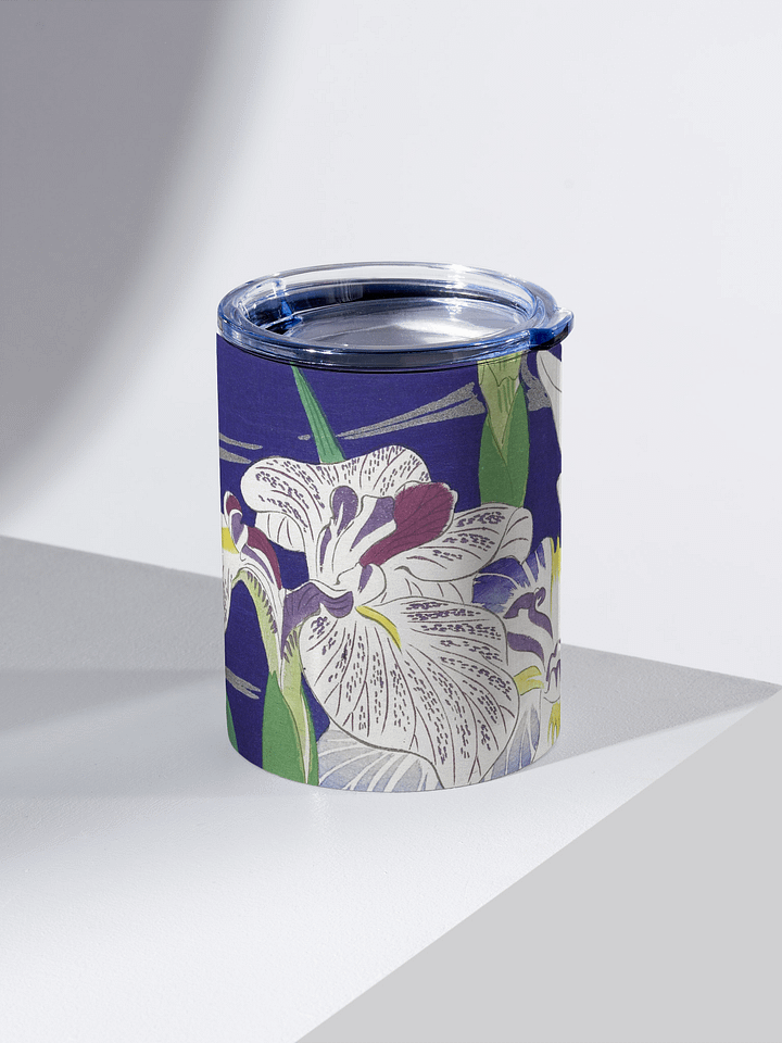 Japanese Iris. 10oz. Stainless Steel Tumbler product image (2)