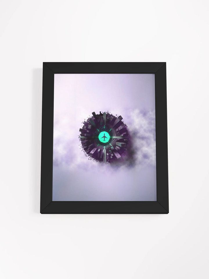 Framed Purple City Poster product image (5)