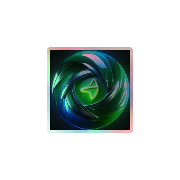 Luminous Logo Holographic Sticker Set product image (1)