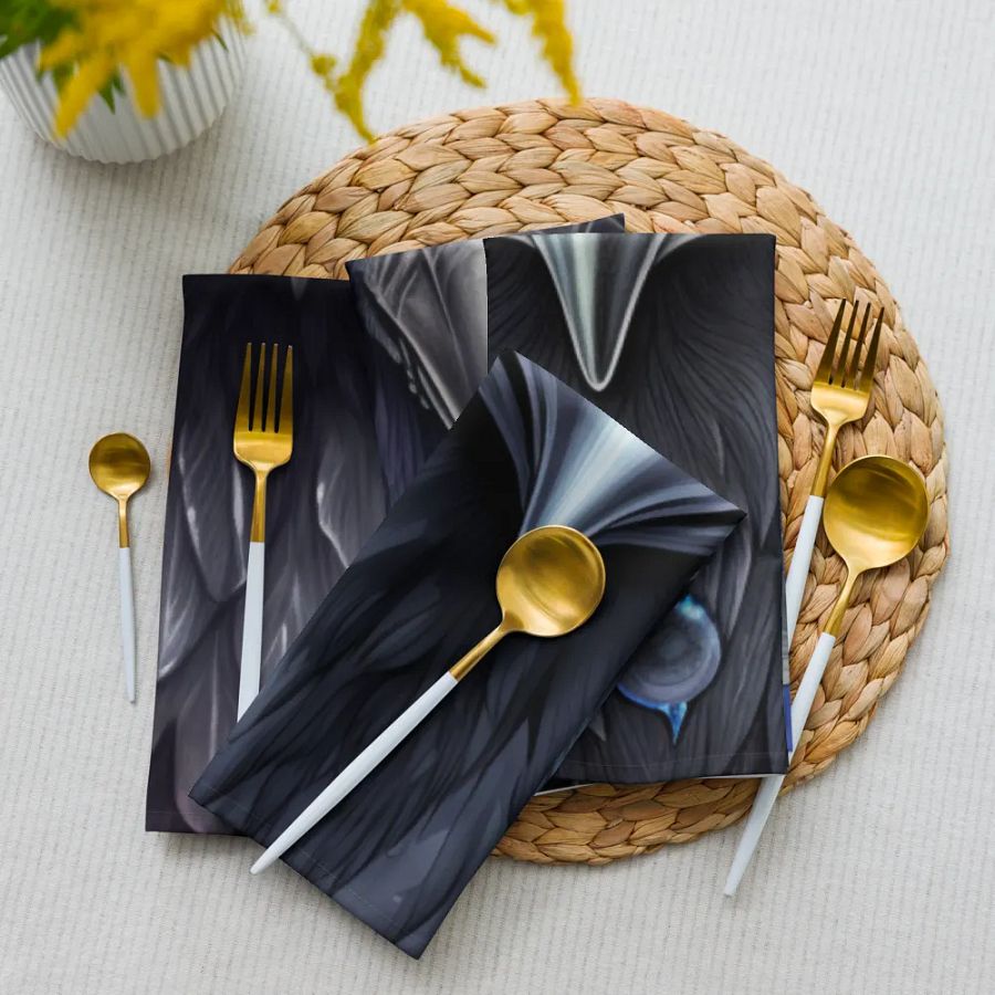 Premium Cloth Napkin Set: Watched by mysterious birds product image (3)