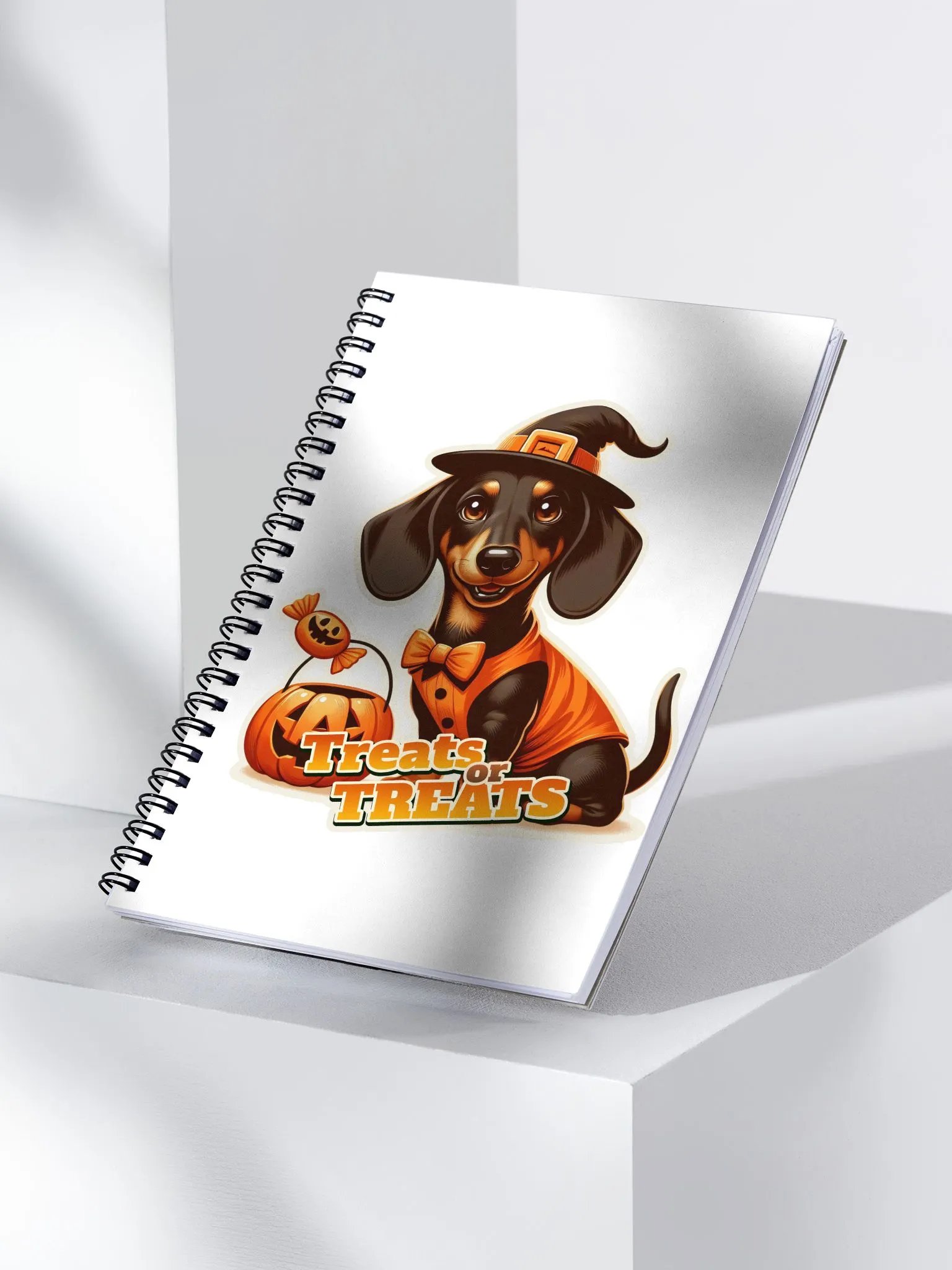 Spooky Dachshund Halloween Notebook product image (3)