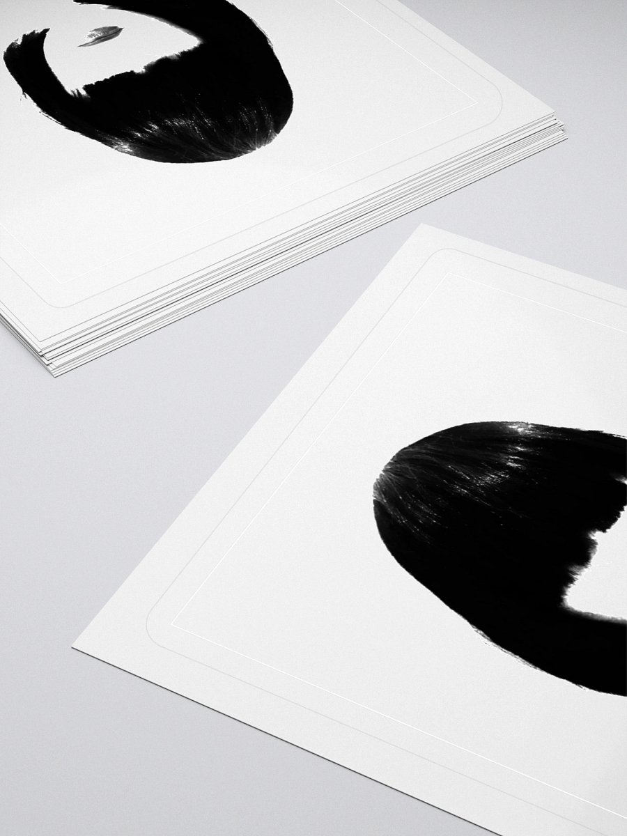 ALESSA GILLESPIE - Face Logo Sticker (White) product image (12)
