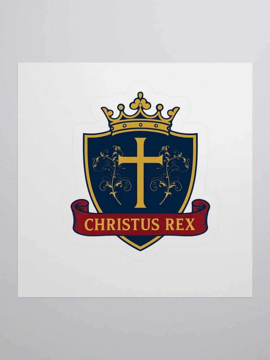Christus Rex sticker product image (2)