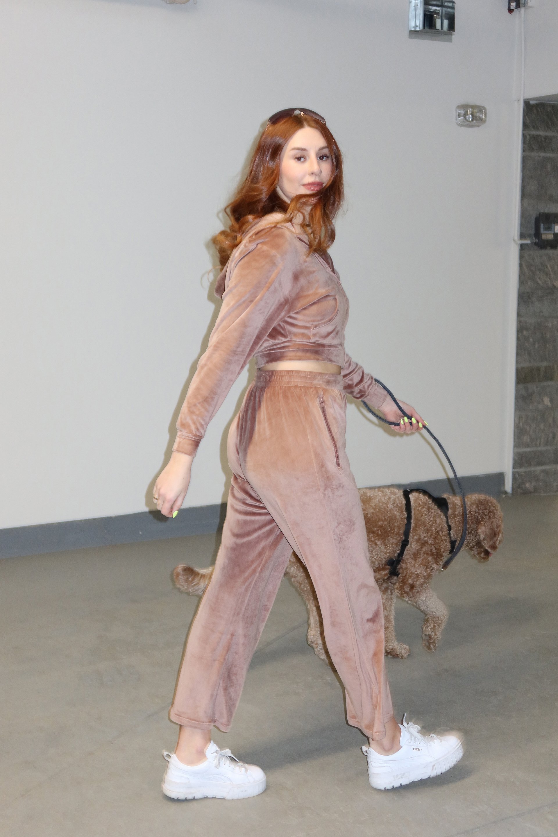 Petty Couture Velour Track Pants product image (5)