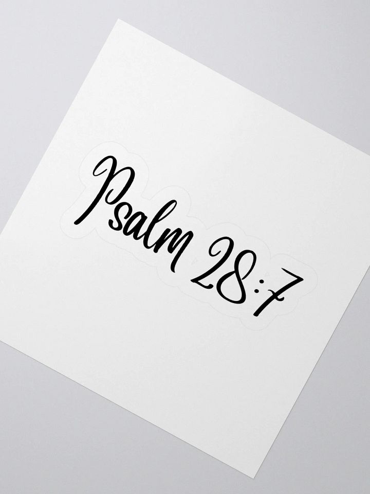 Psalm 28:7 product image (5)