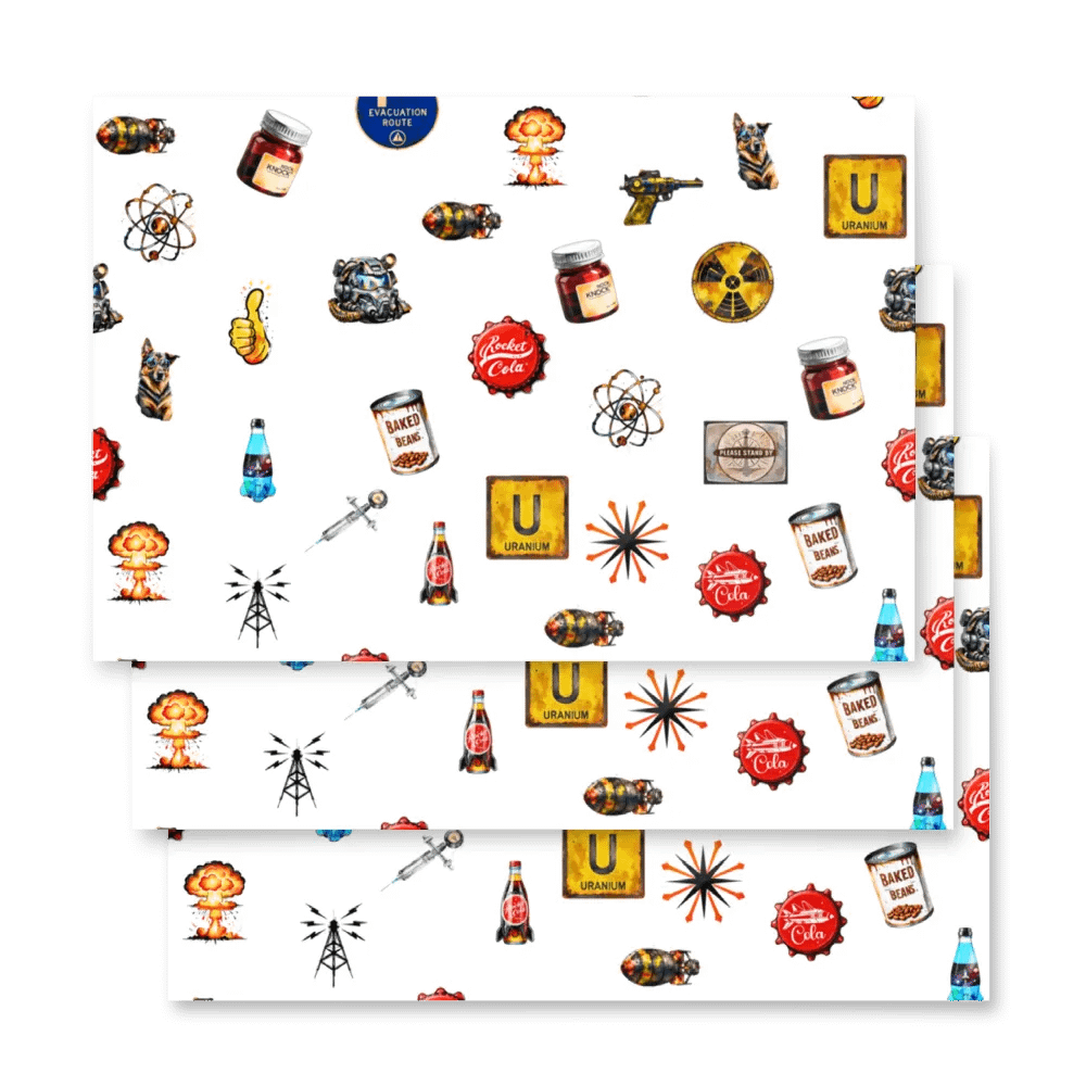 Wasteland-Inspired Wrapping Paper Set #fallout product image (4)