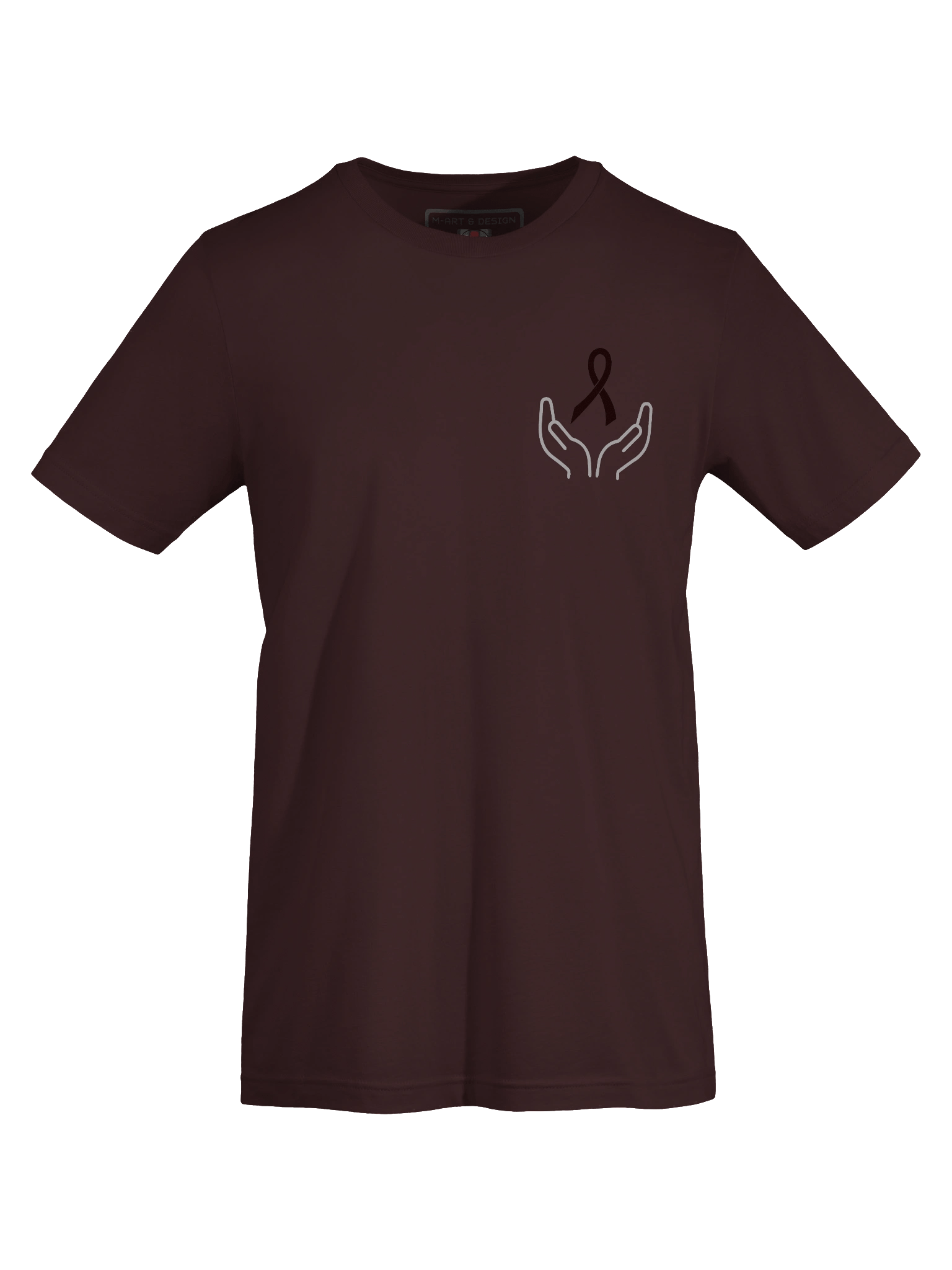 Empowerment Black Ribbon Hands T-Shirt - Skin Cancer product image (67)