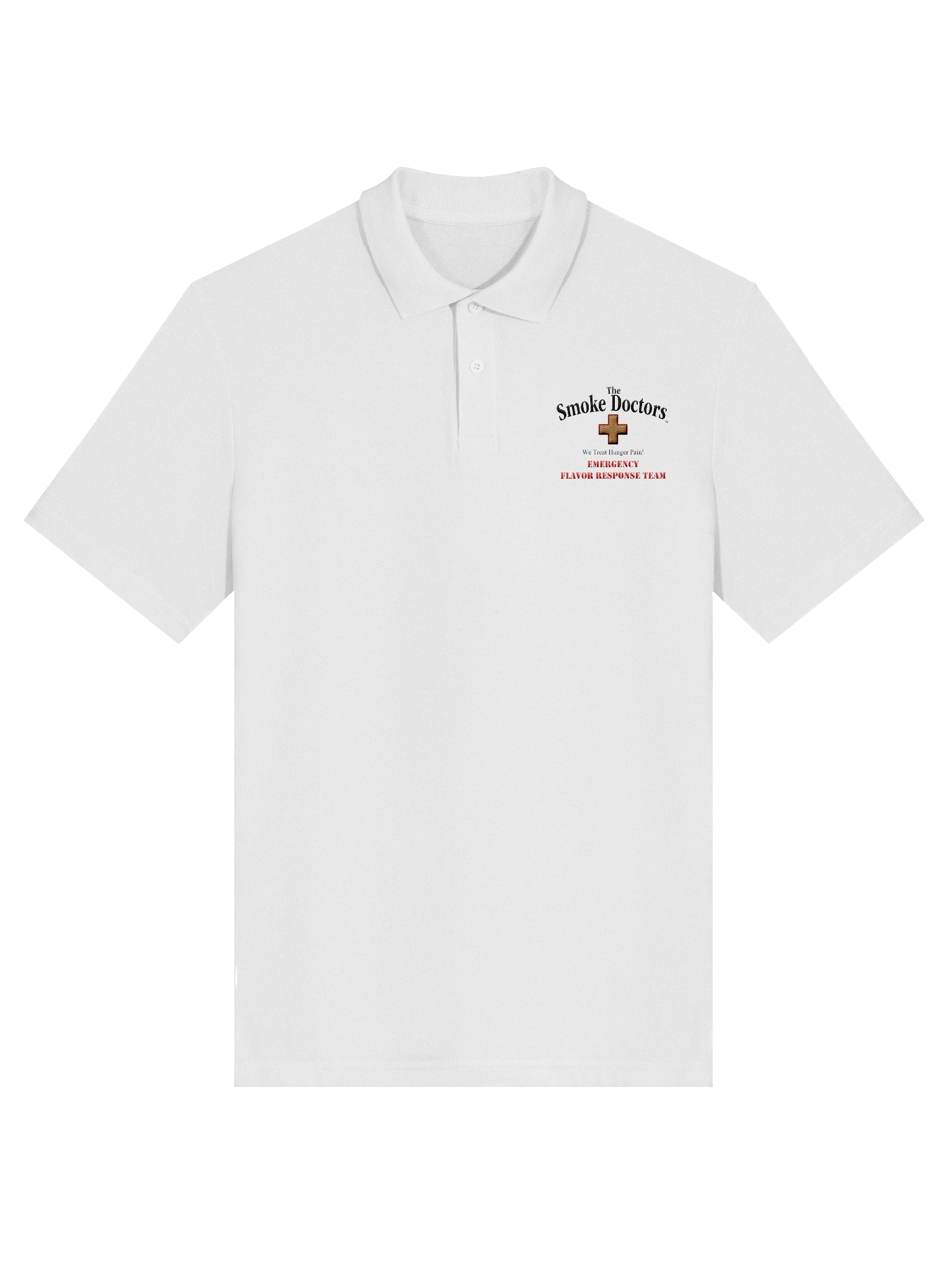 Emergency Flavor Response Team Pique Polo - White product image (3)
