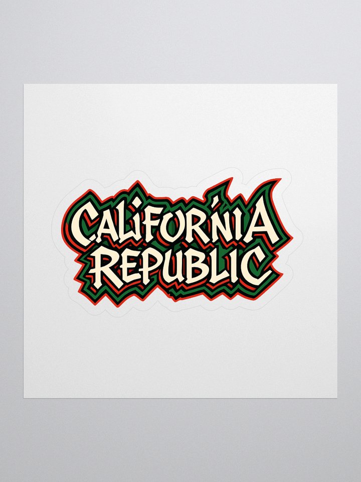 California Republic Graffiti Sticker product image (1)