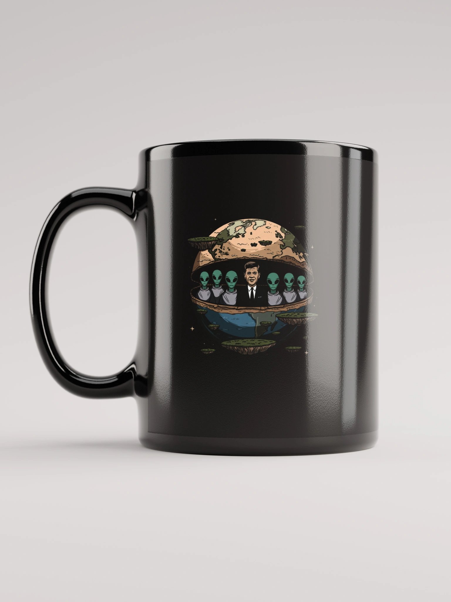 JFK Chilling with the Aliens Mug — TE.MUG-03 product image (6)