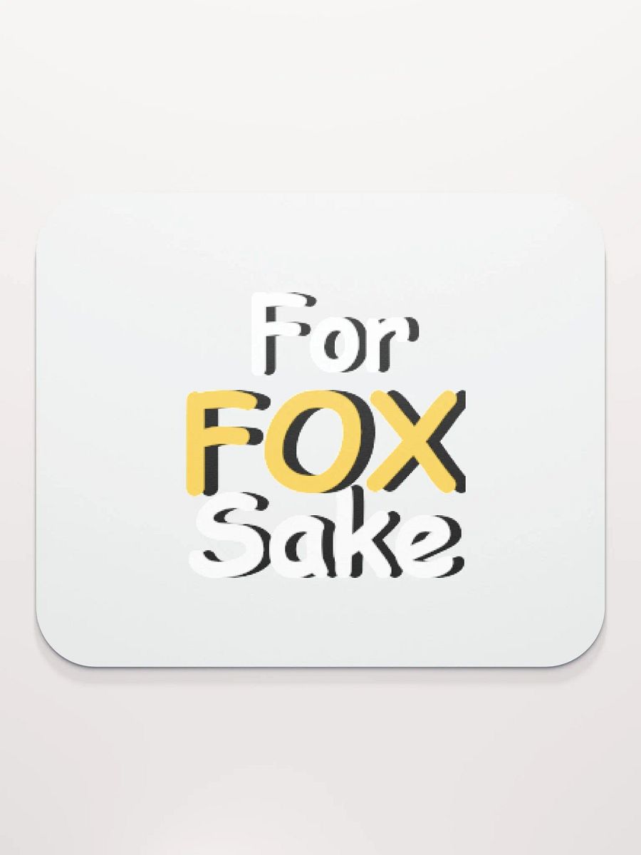 For Fox Sake Mouse Pad product image (2)