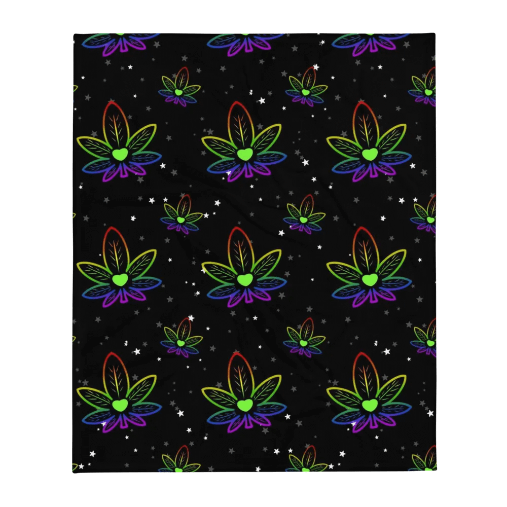 rainbow leaf blanket!! product image (4)