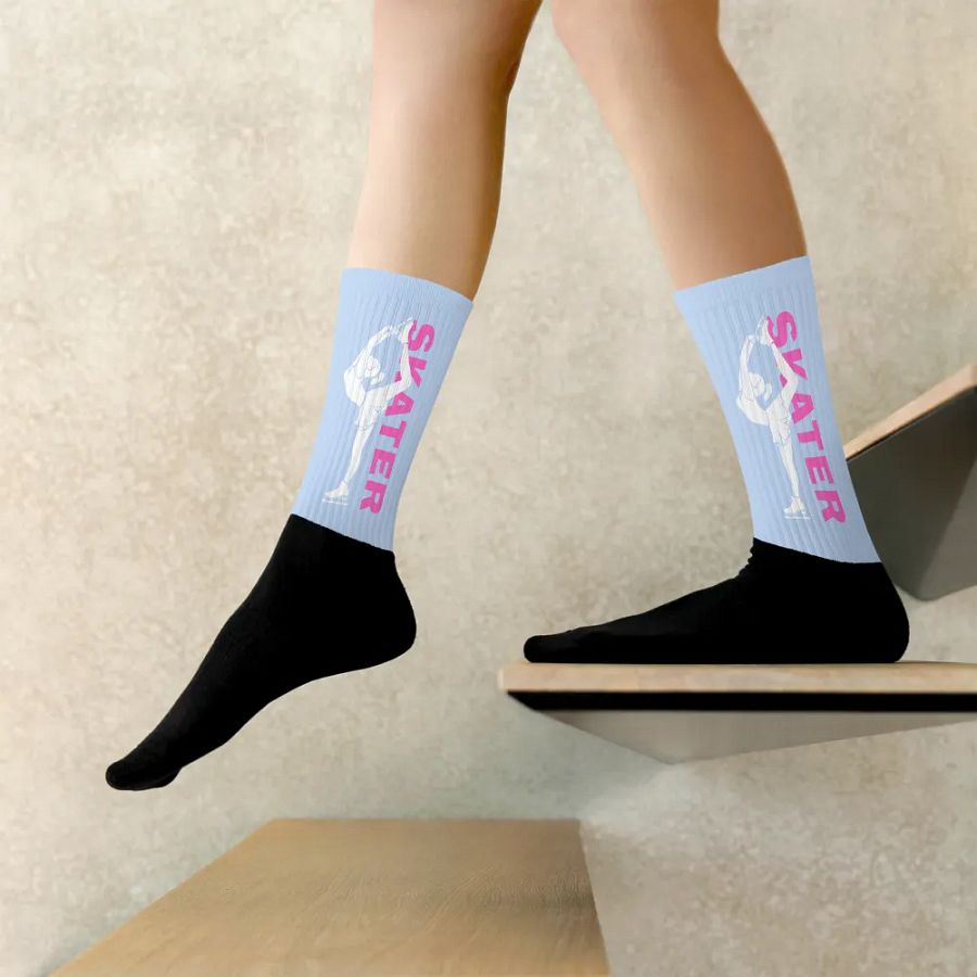 Light Blue SKATER Socks product image (8)