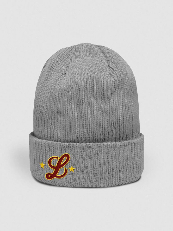 Cursive "L" Knit Beanie product image (2)