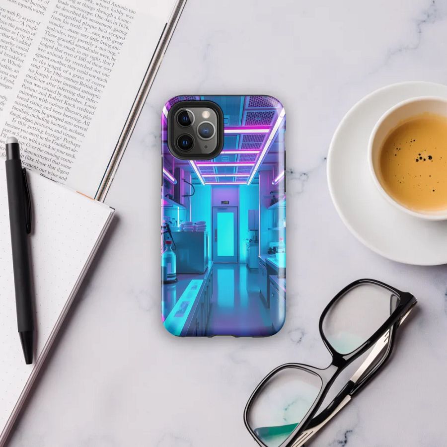 Cyan Circuitry - iPhone Tough Case product image (31)