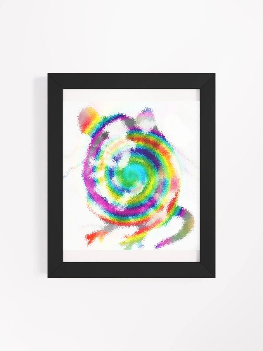 Arty spray rat framed print product image (4)