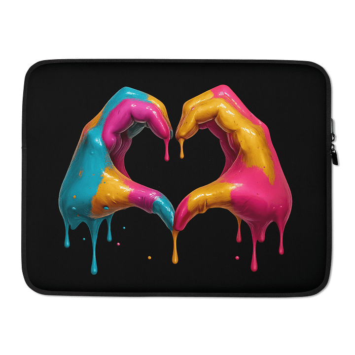 Dripping Heart Hands - Laptop Sleeve product image (2)