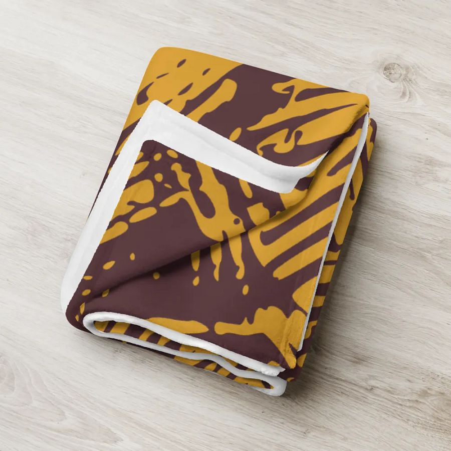 Throw Blanket 🤎 I will focus my energy on what's good for me (127 × 153 cm) product image (6)