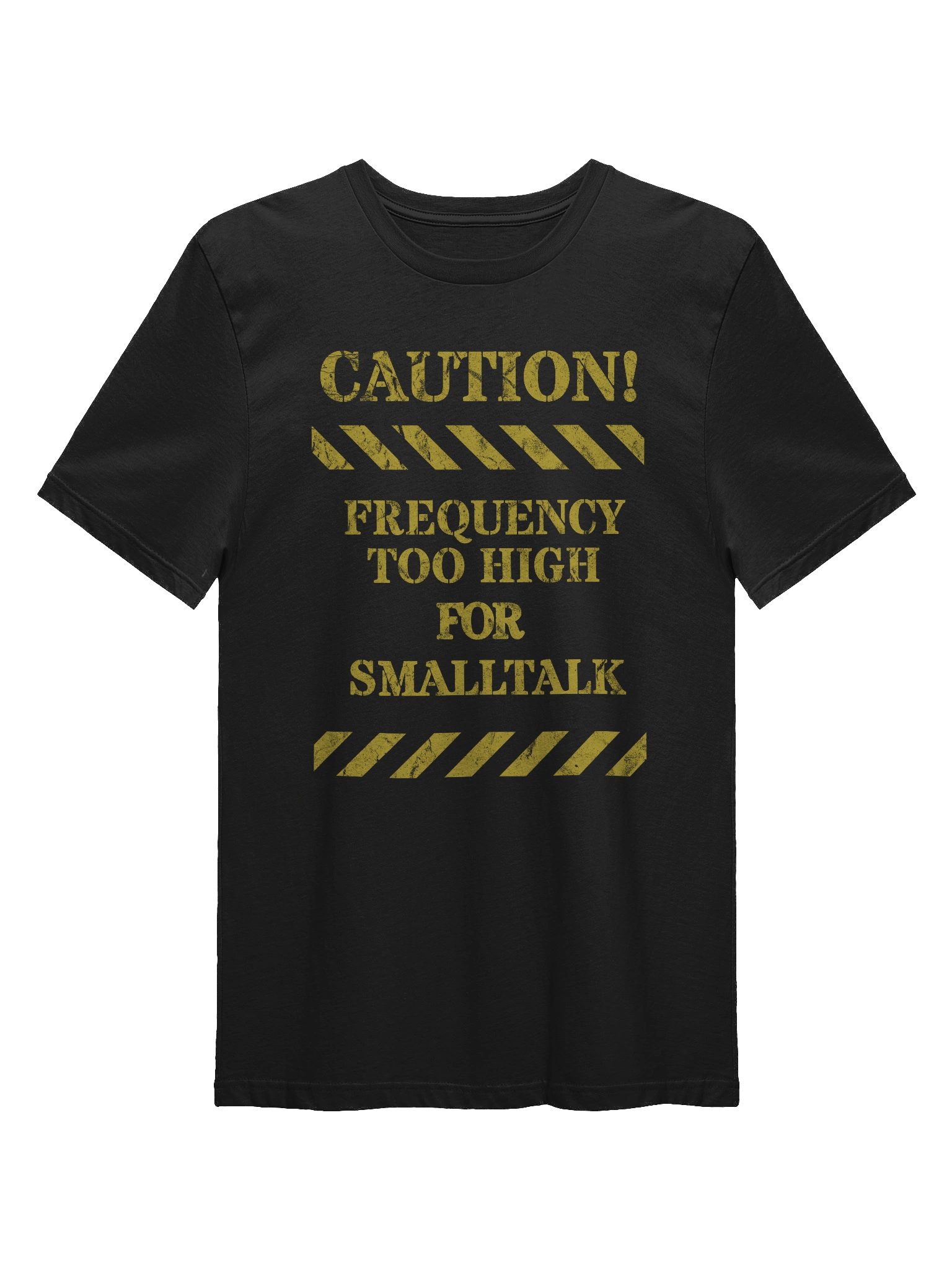 Caution: Next Level Smalltalk Supersoft Tee product image (1)