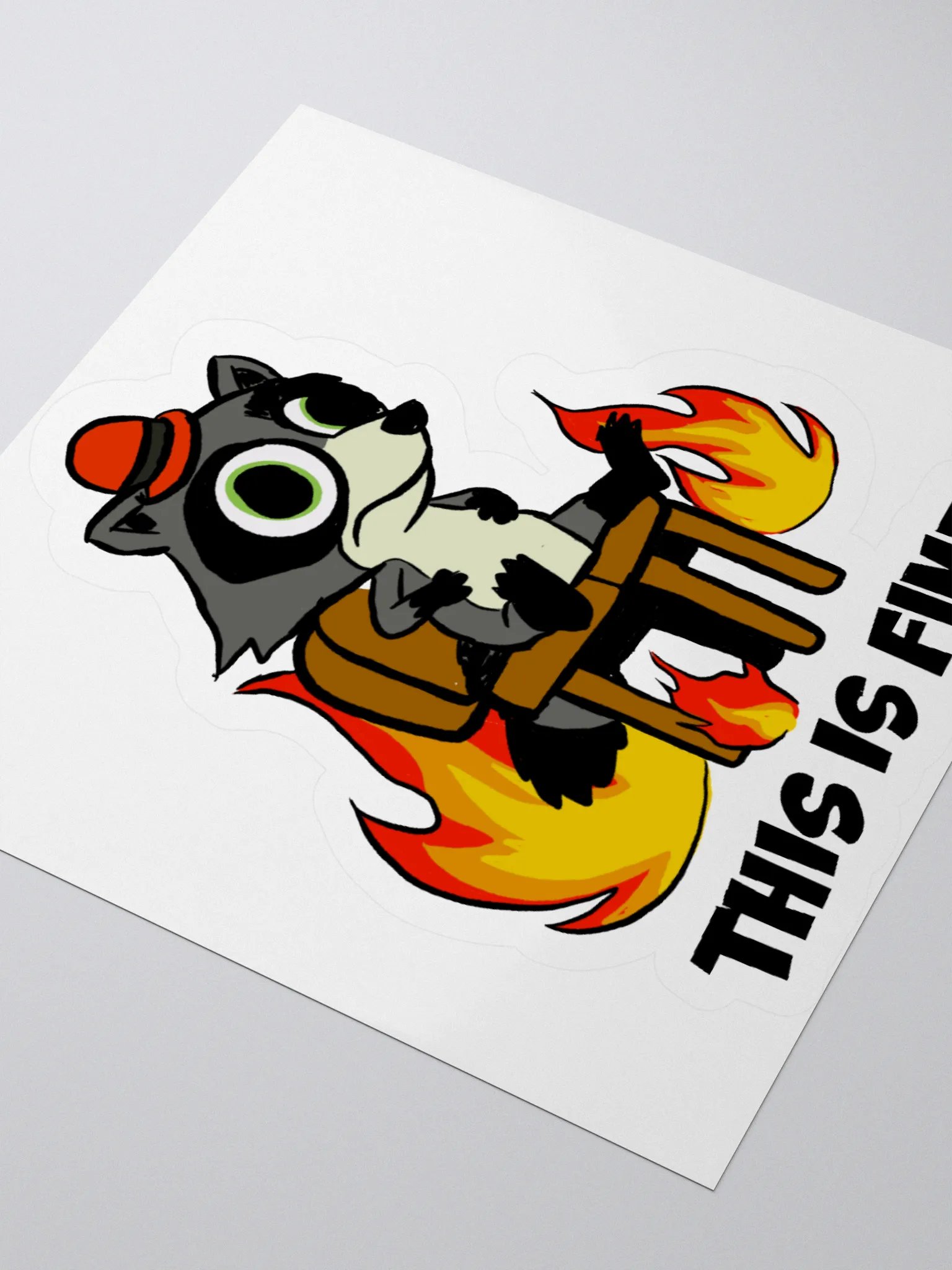 This is fine Sticker product image (7)