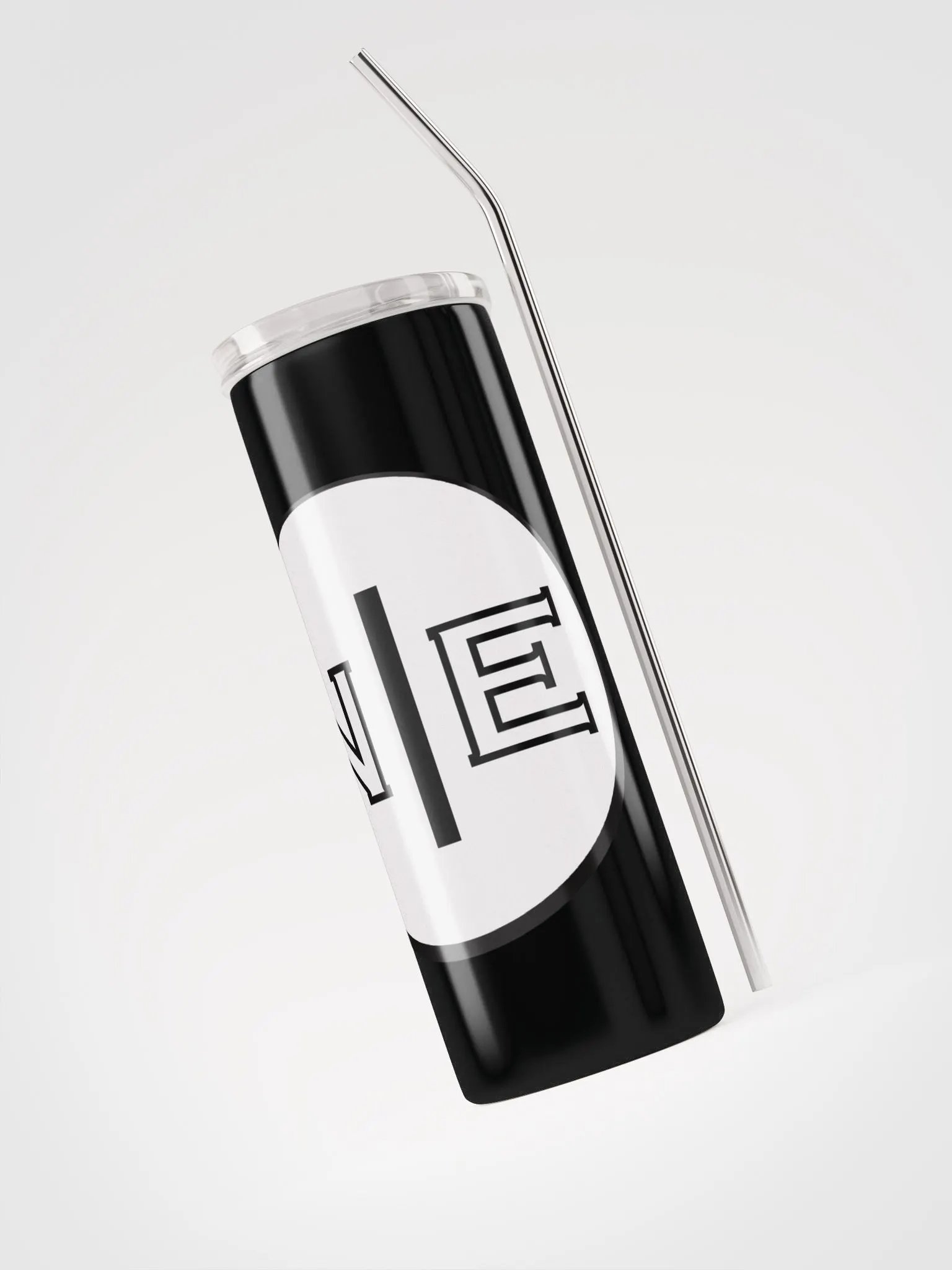 New Empire Stainless Steel Tumbler + Straw-Simple and Clean Logo product image (5)