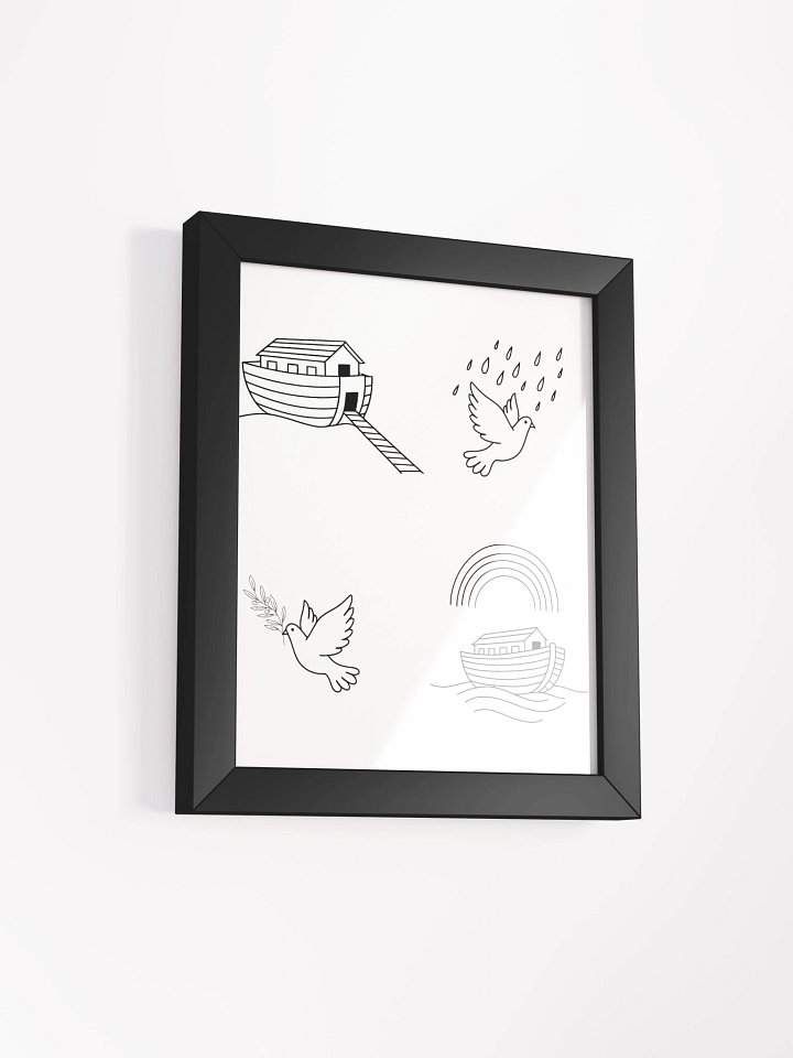 Noah's Ark Storyline Framed High-Quality Matte Poster product image (12)