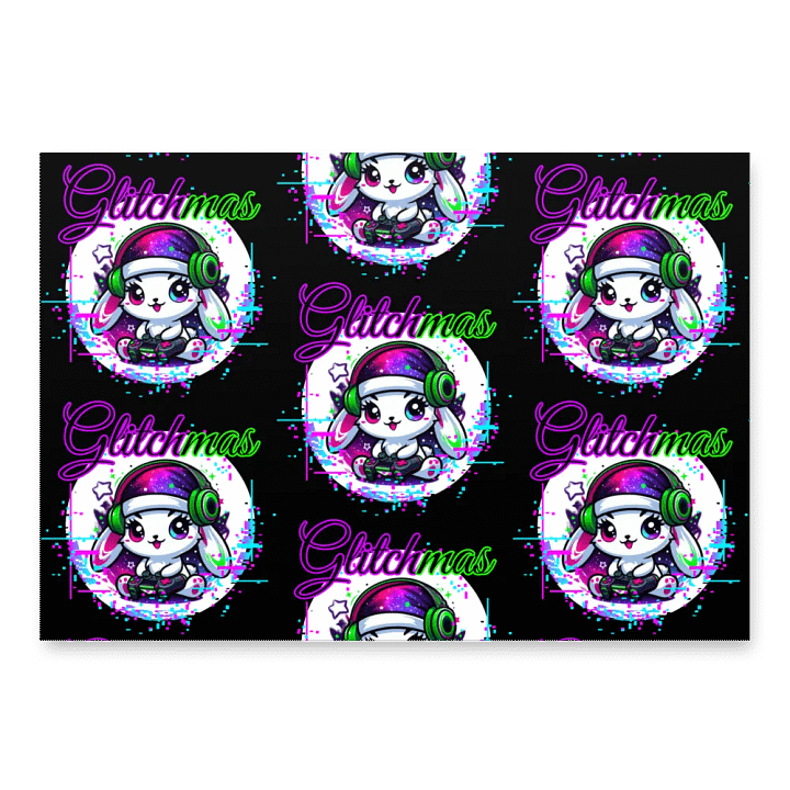 Glitchmas Wrapping Paper Set product image (1)
