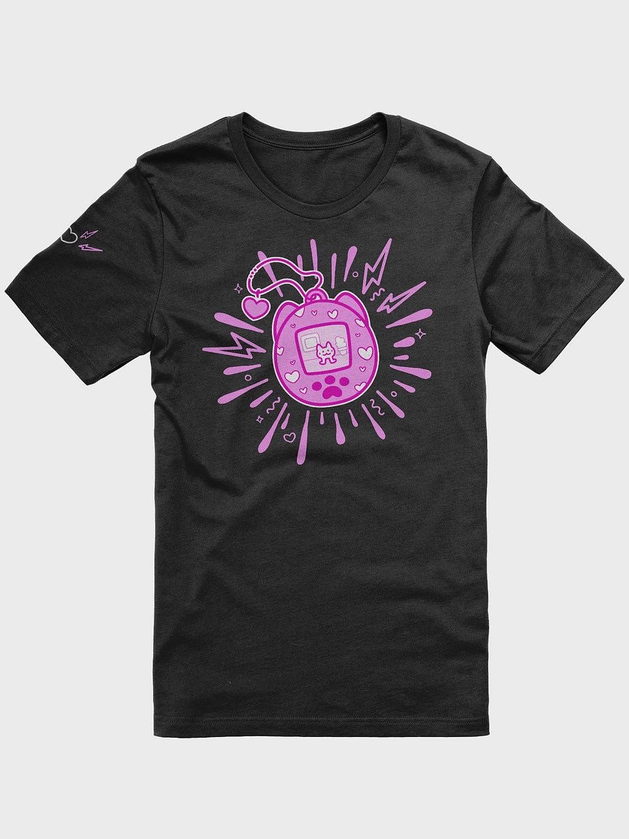 Lovely Digital Meow // T-Shirt - Pink - Dark Mode product image (1)