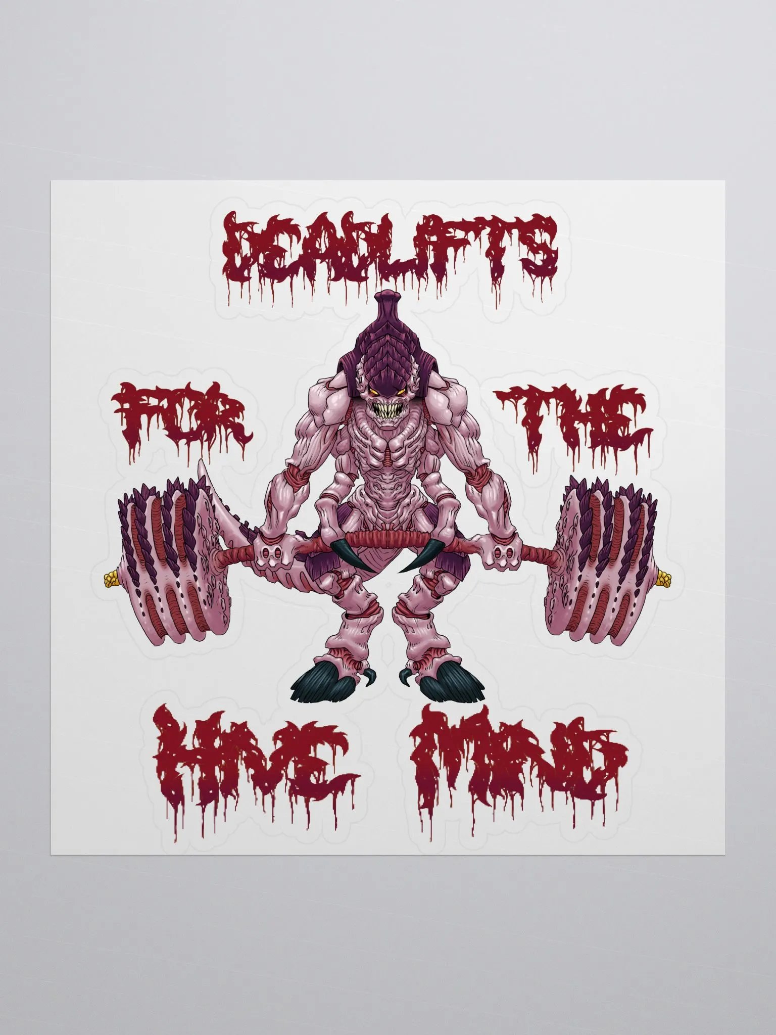 Deadlifts For The Hive Mind - Sticker! product image (1)