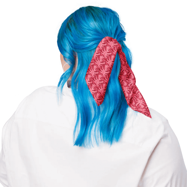 Pink Monstera Bandana product image (2)