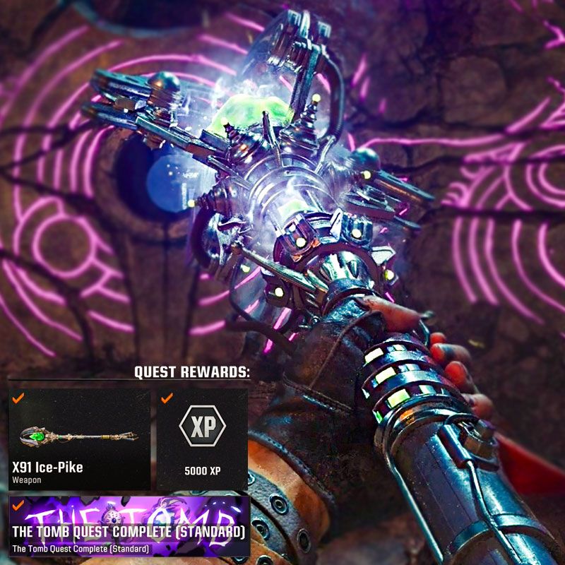 The Tomb Main Quest HARD CARRY; Staff of Ice 'X91 ICE-PIKE' Blueprint Unlock BO6! product image (1)
