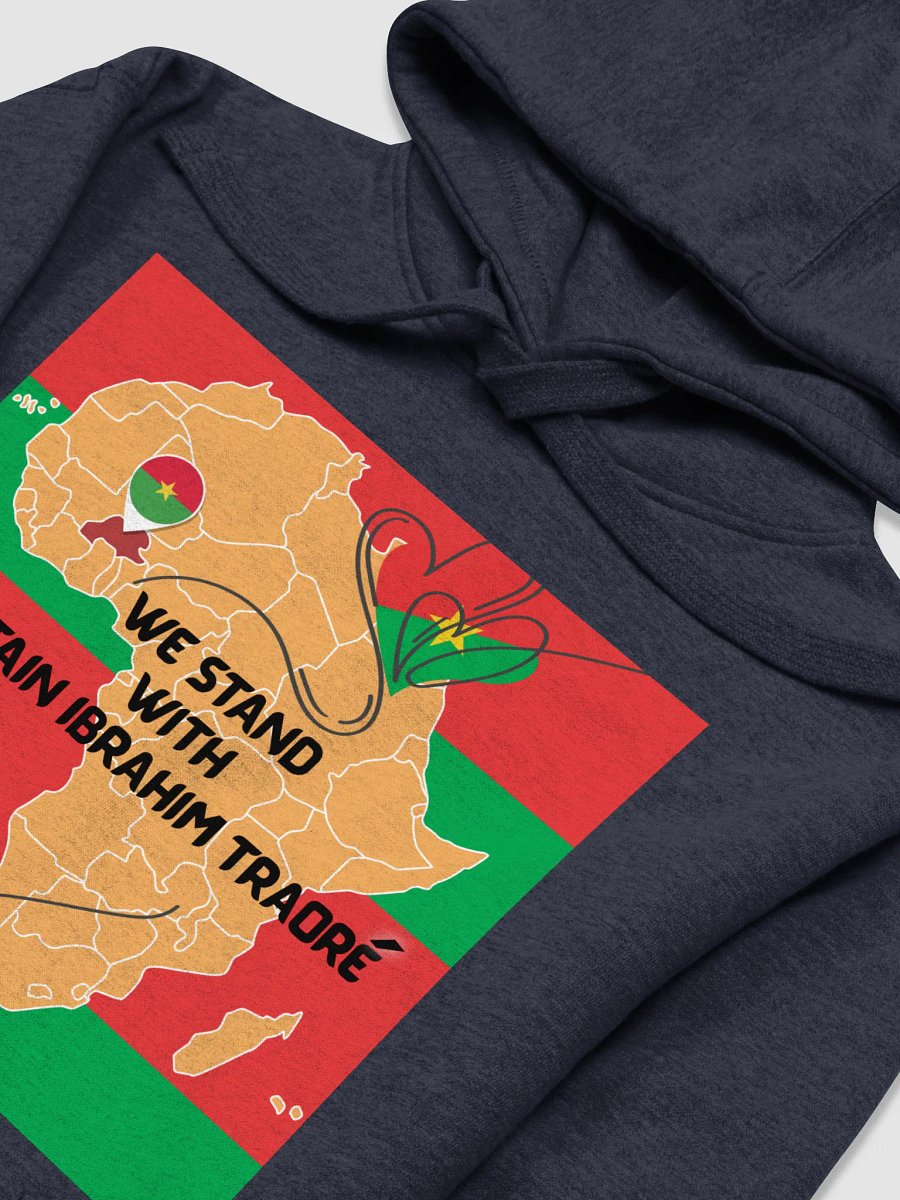 Solidarity for Captain Ibrahim Traoré UNISEX Hoodie product image (3)