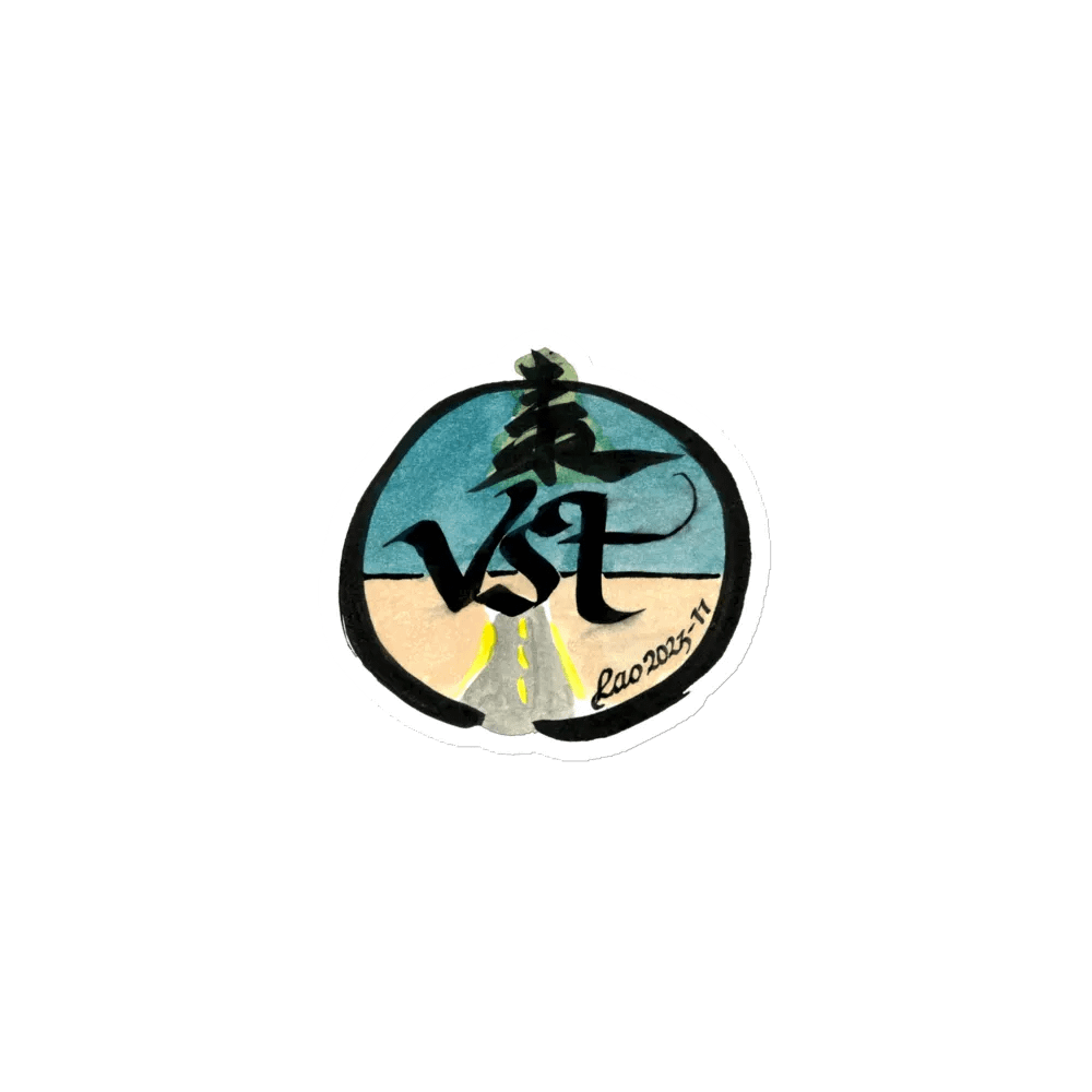 VST 2023 - Calligraphy by Laogeodritt - Die-Cut Magnet product image (1)