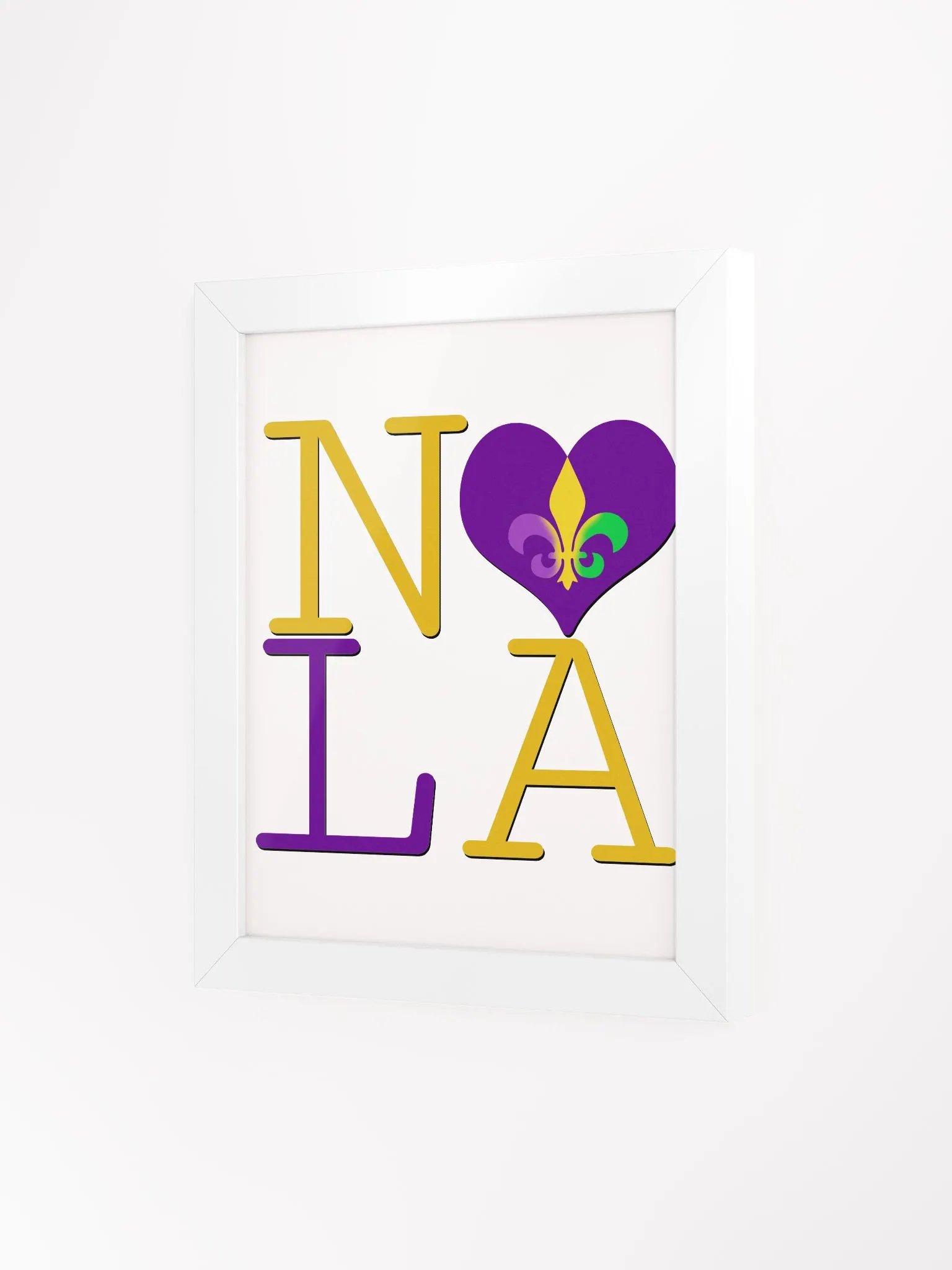 I LOVE NOLA **BIGSHOT POSTER** (MARDI GRAS 3 + IMAGE POP) product image (3)