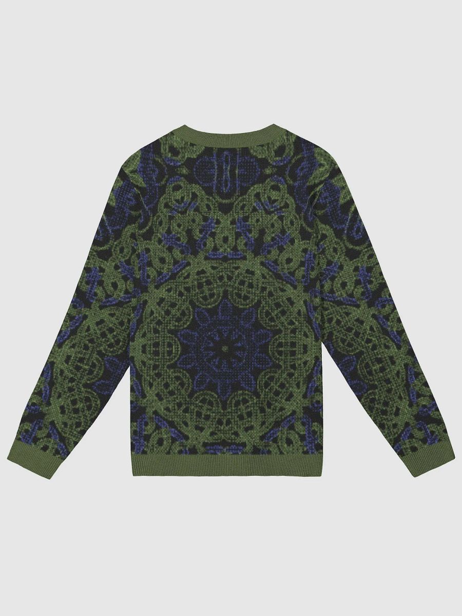 Blue Green Celtic Kaleidoscope Sweater product image (7)
